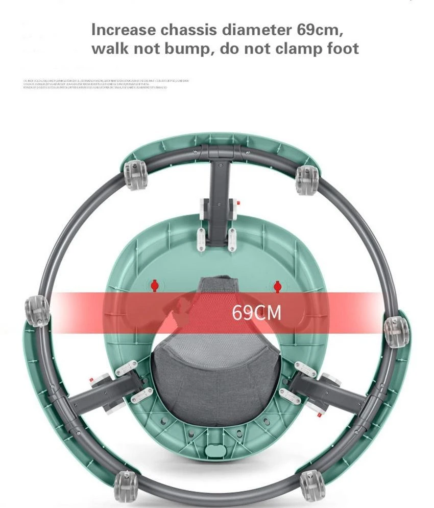 round baby walker