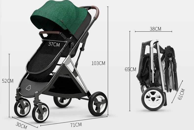 Lightweight portable stroller